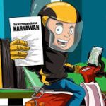 Gambar saat ini: Ojol Karikatur