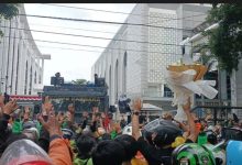 Demo Driver Ojol Di DPRD Sumut