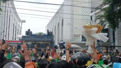 Demo Driver Ojol Di DPRD Sumut