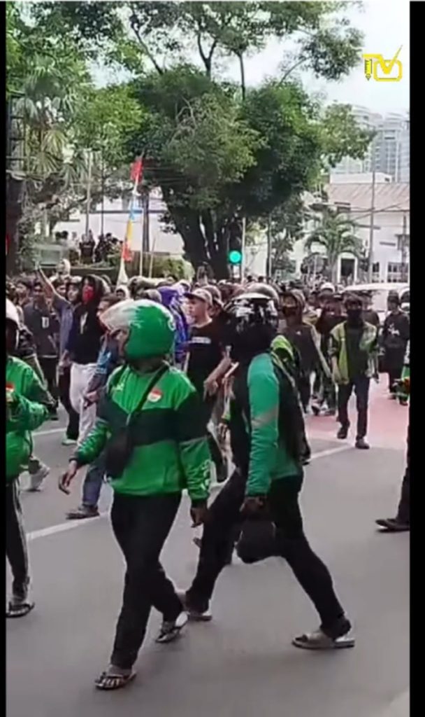 Gambar saat ini: Demo Driver Ojol Di Medan