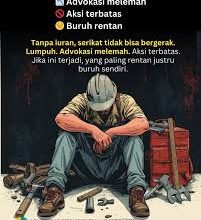Karikatur Gambaran Perjuangan Buruh