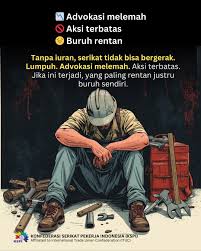 Karikatur Gambaran Perjuangan Buruh