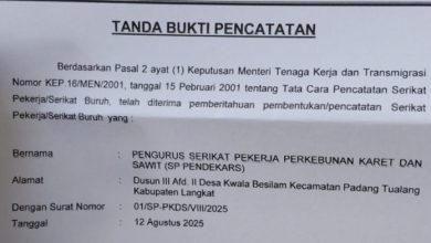 Pencatatan SP Pendekars