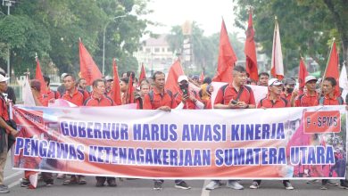 Massa FSPMS Di Kota Medan Saat Mayday 2026