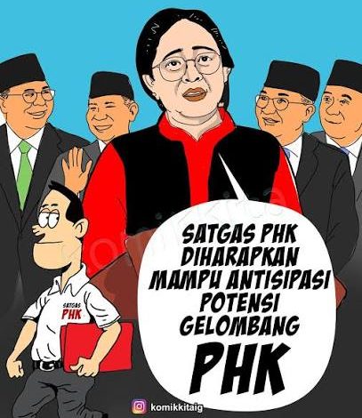 Karikatur Satgas PHK