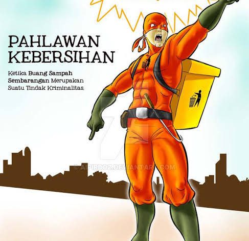 Petugas Kebersihan Karikatur